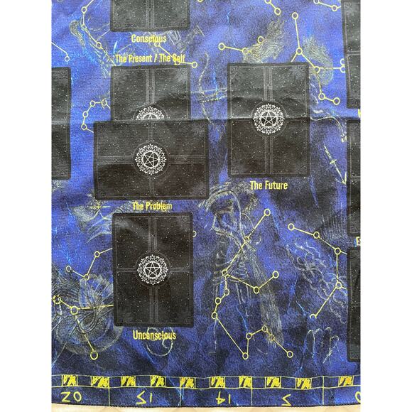 Celtic Cross Tarot Spread Altar Reading Cloth - Picture 3 of 10